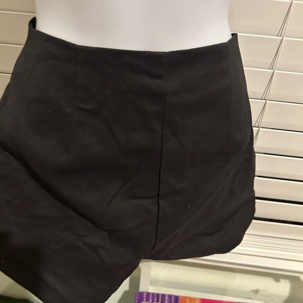Women's Black High-Waisted Shorts